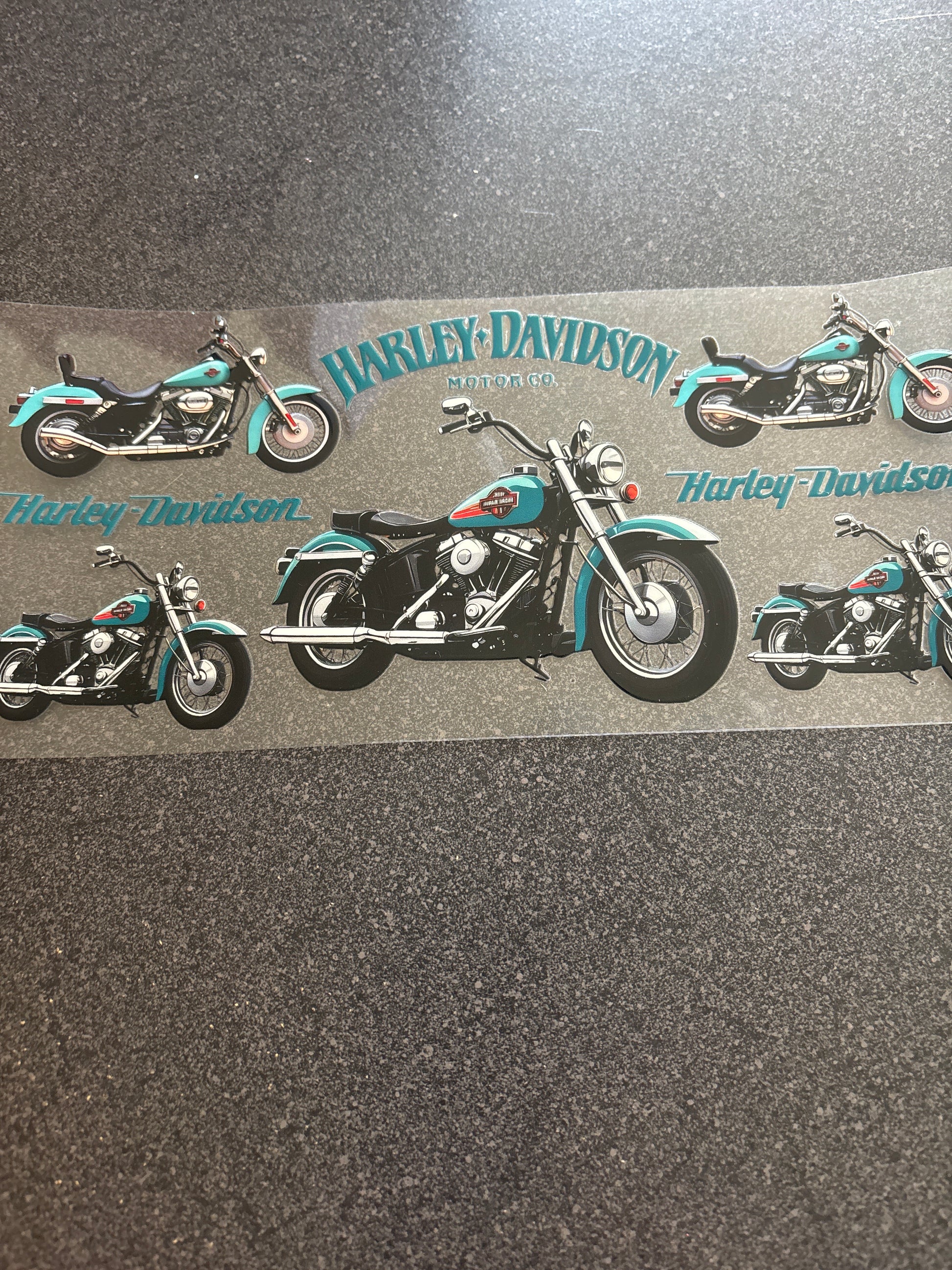 Harley Davison Teal