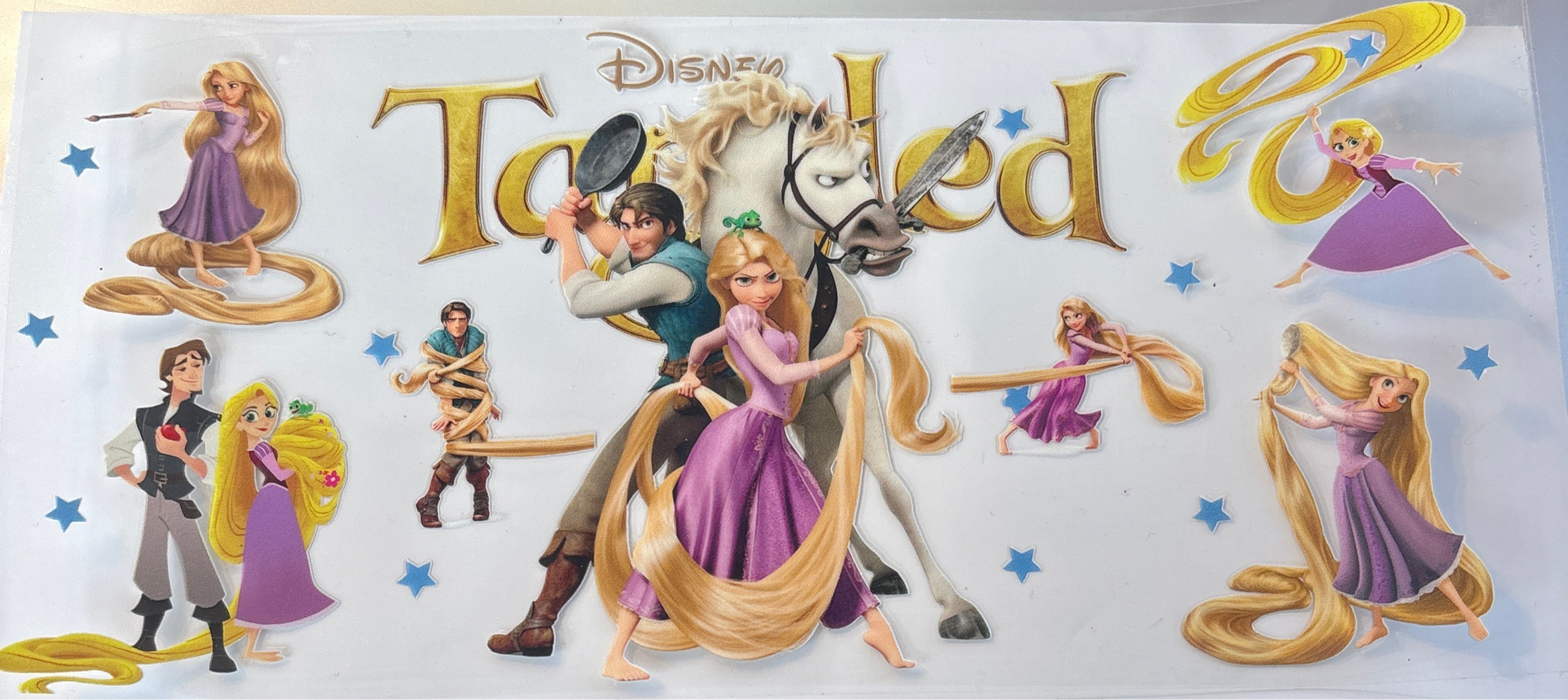 Rapunzel UVDTF decal