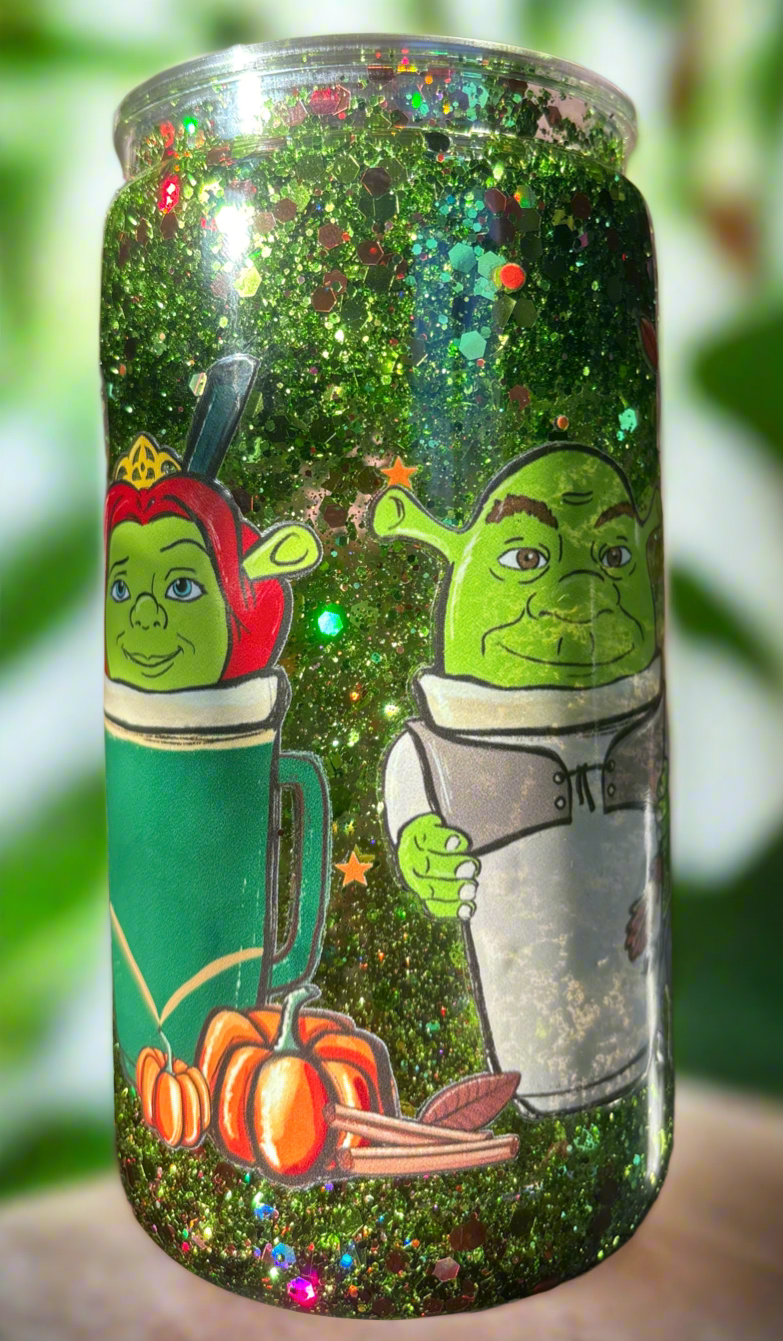 16oz shrek cup💚