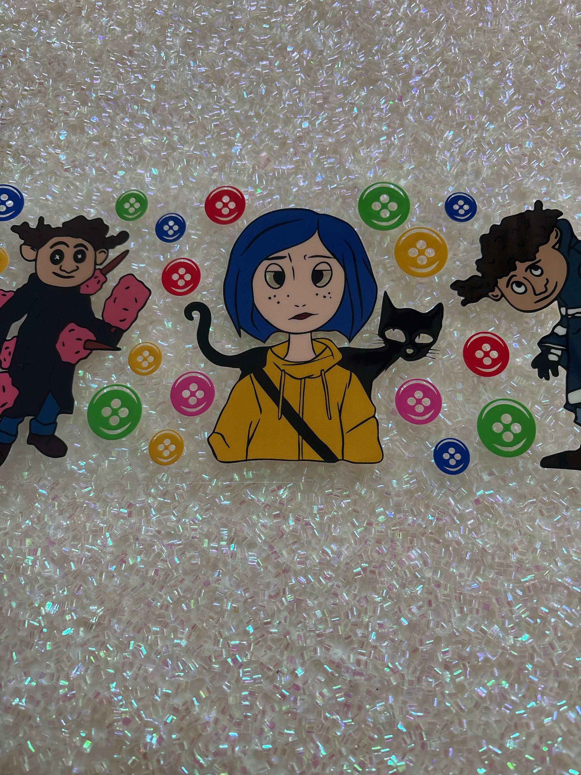 Coraline with buttons