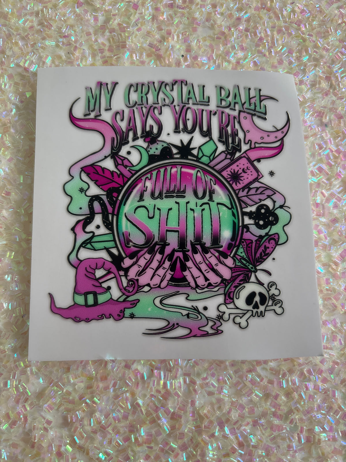 My crystal ball says you’re full of shit