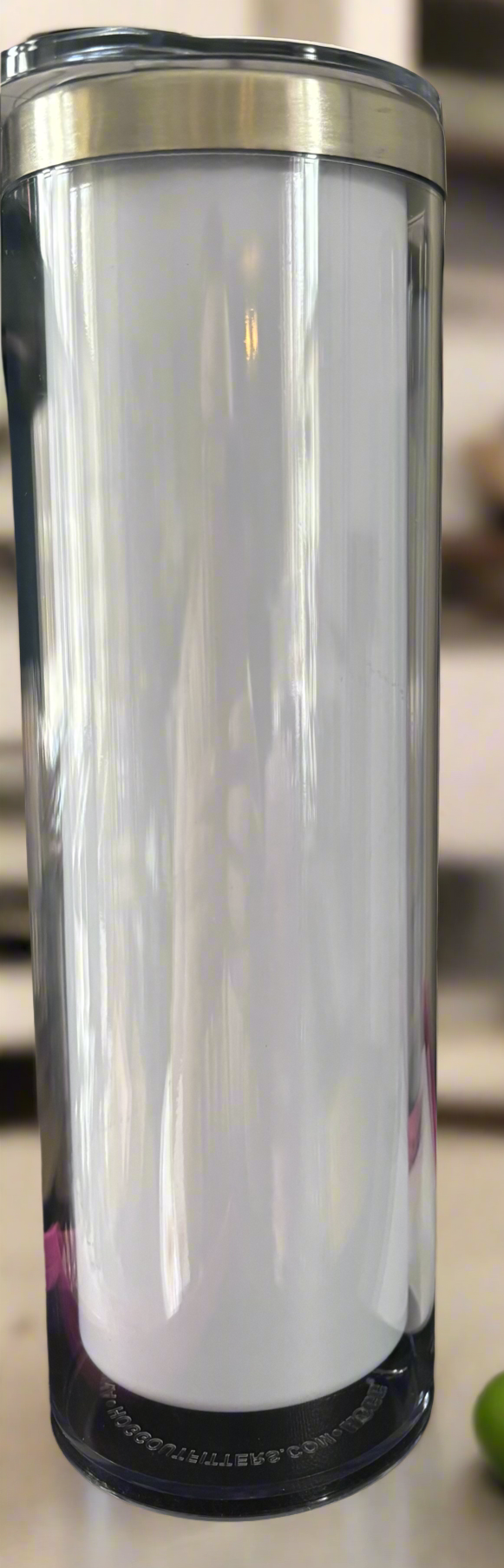 20oz Stainess Steel Snowglobe (No Handle)