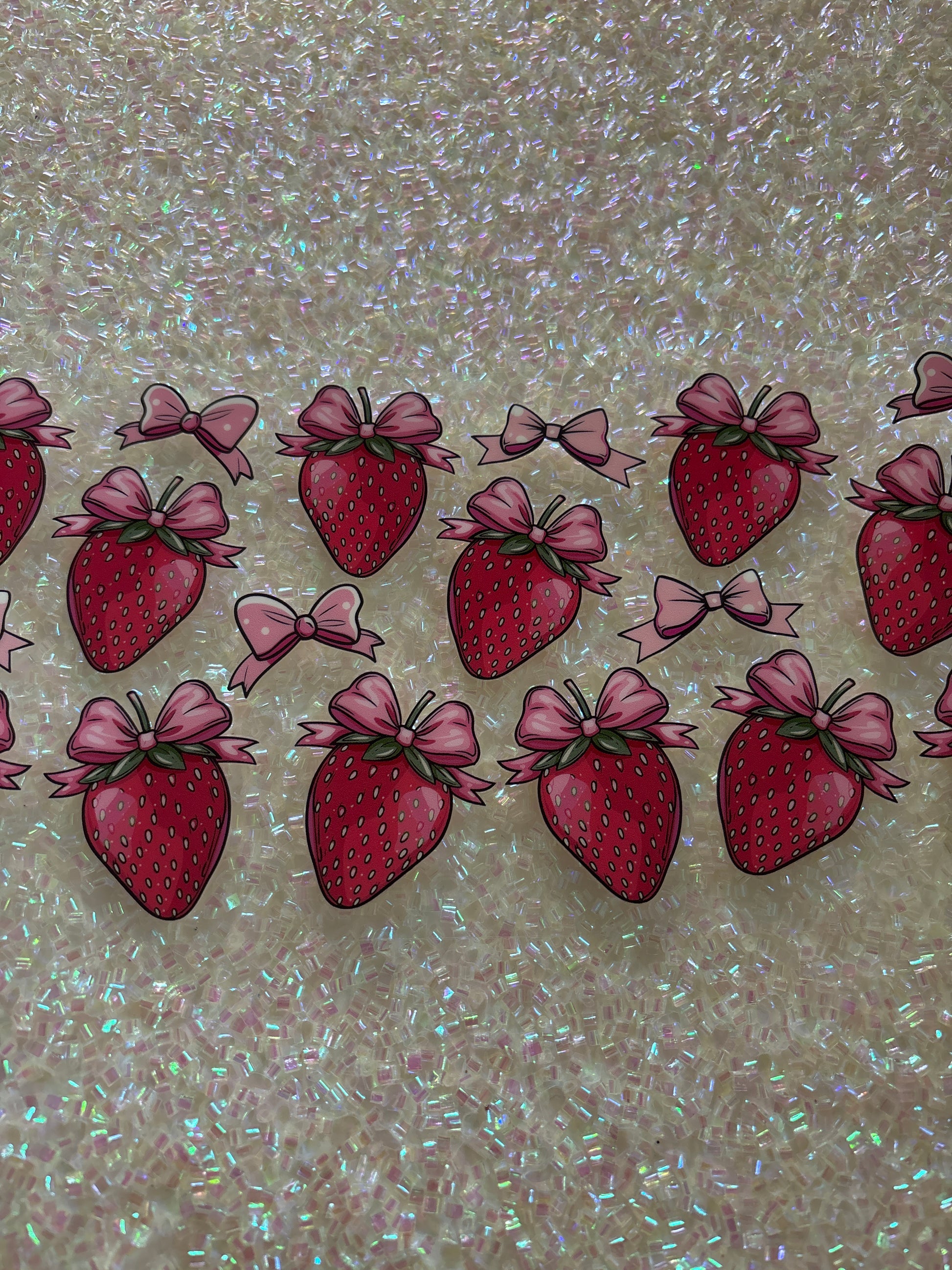 Strawberries and bows