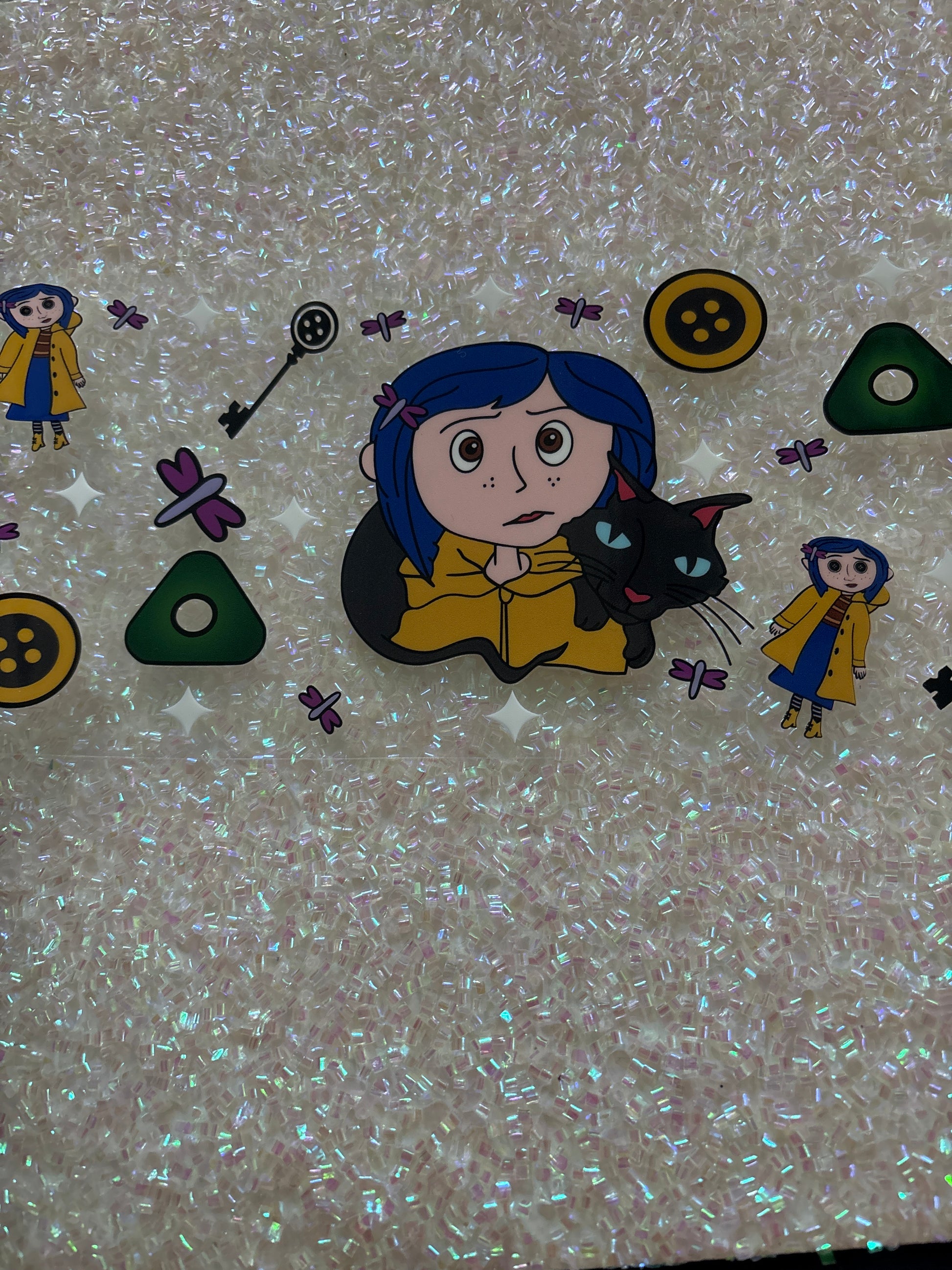 Coraline with gadgets
