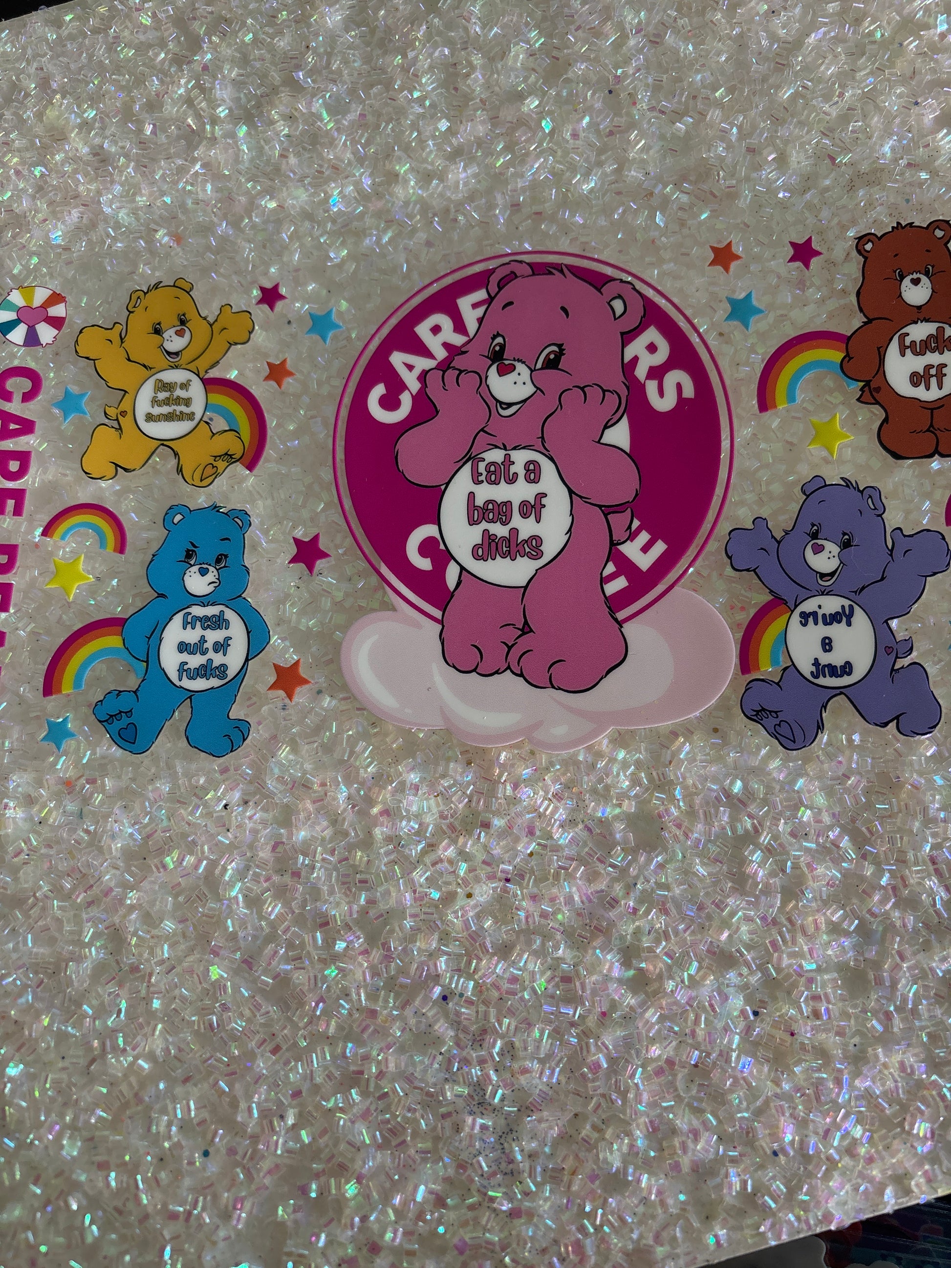 Swear bears with lid decal