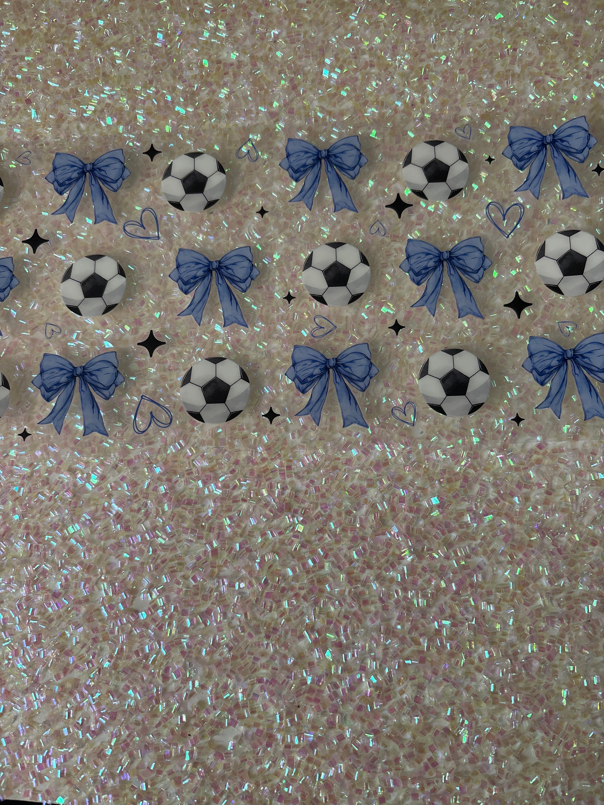 Soccer ⚽️ and Blue Bows 💙