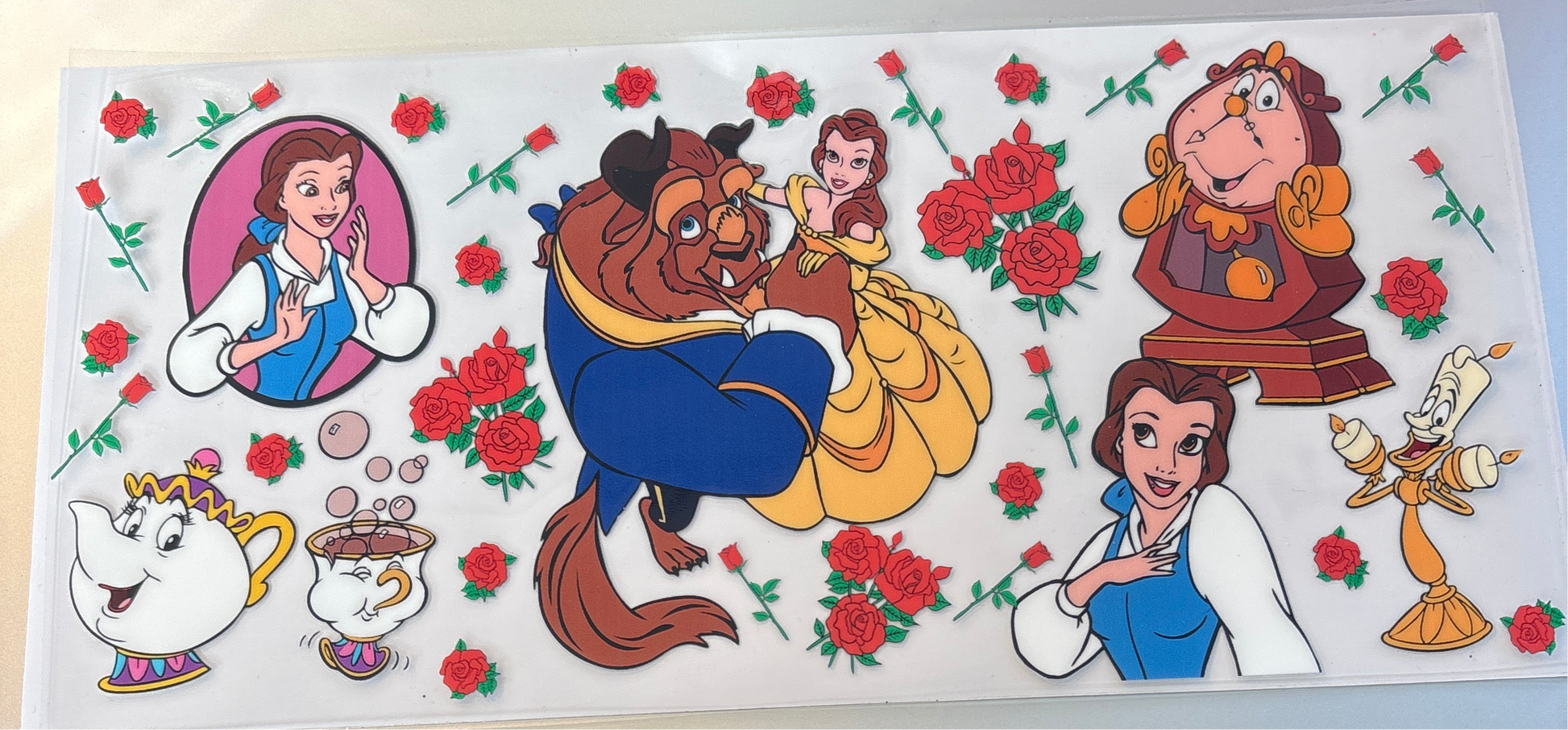 Beauty and the beast UVDTF decal