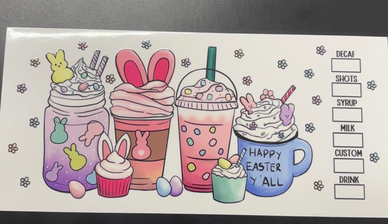 Easter Collection Uv Dtf Wraps