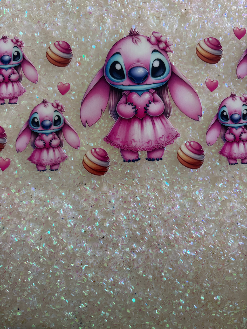 Angel with lid decal