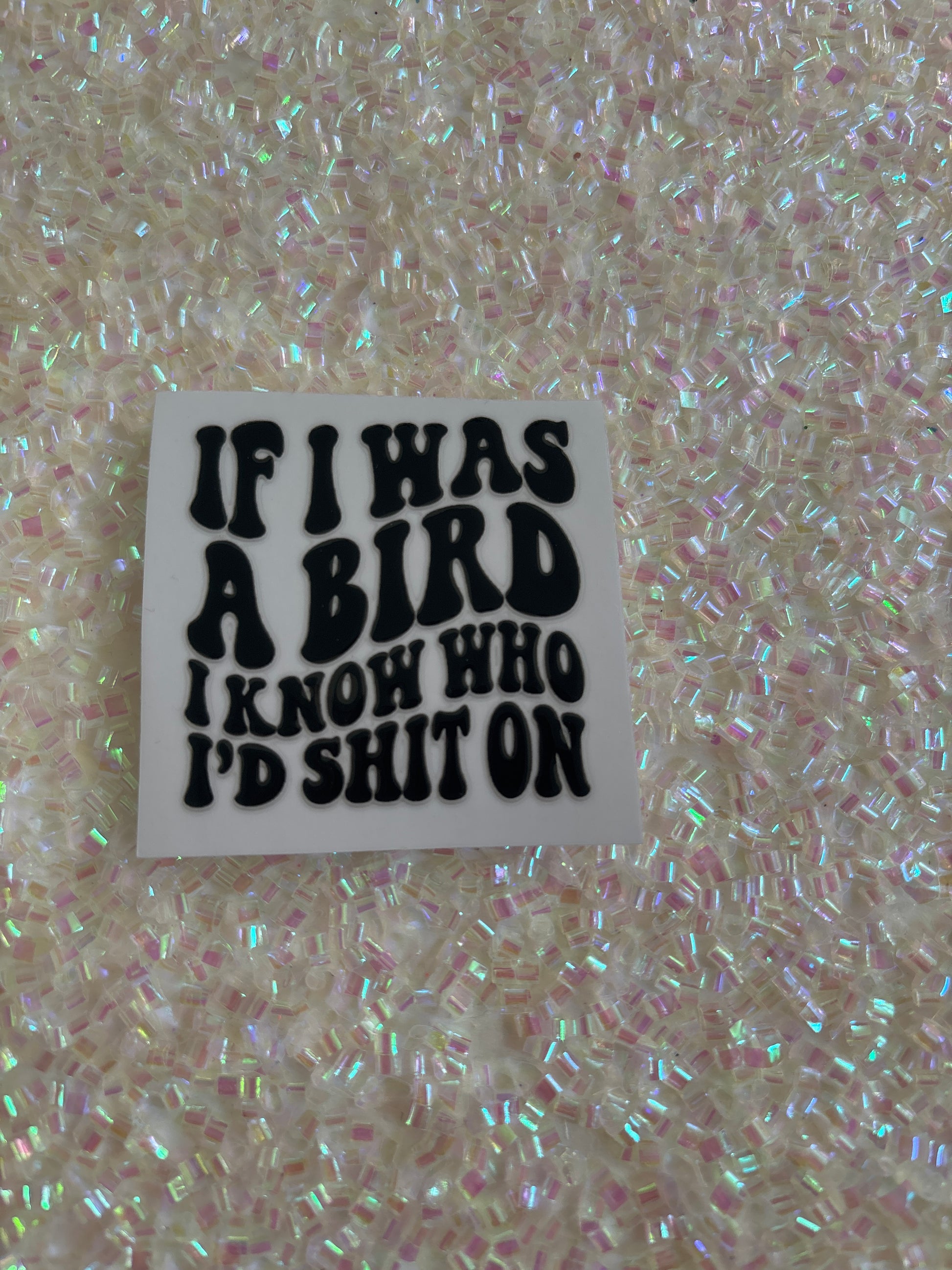 If I was a bird, I know who I’d shit on