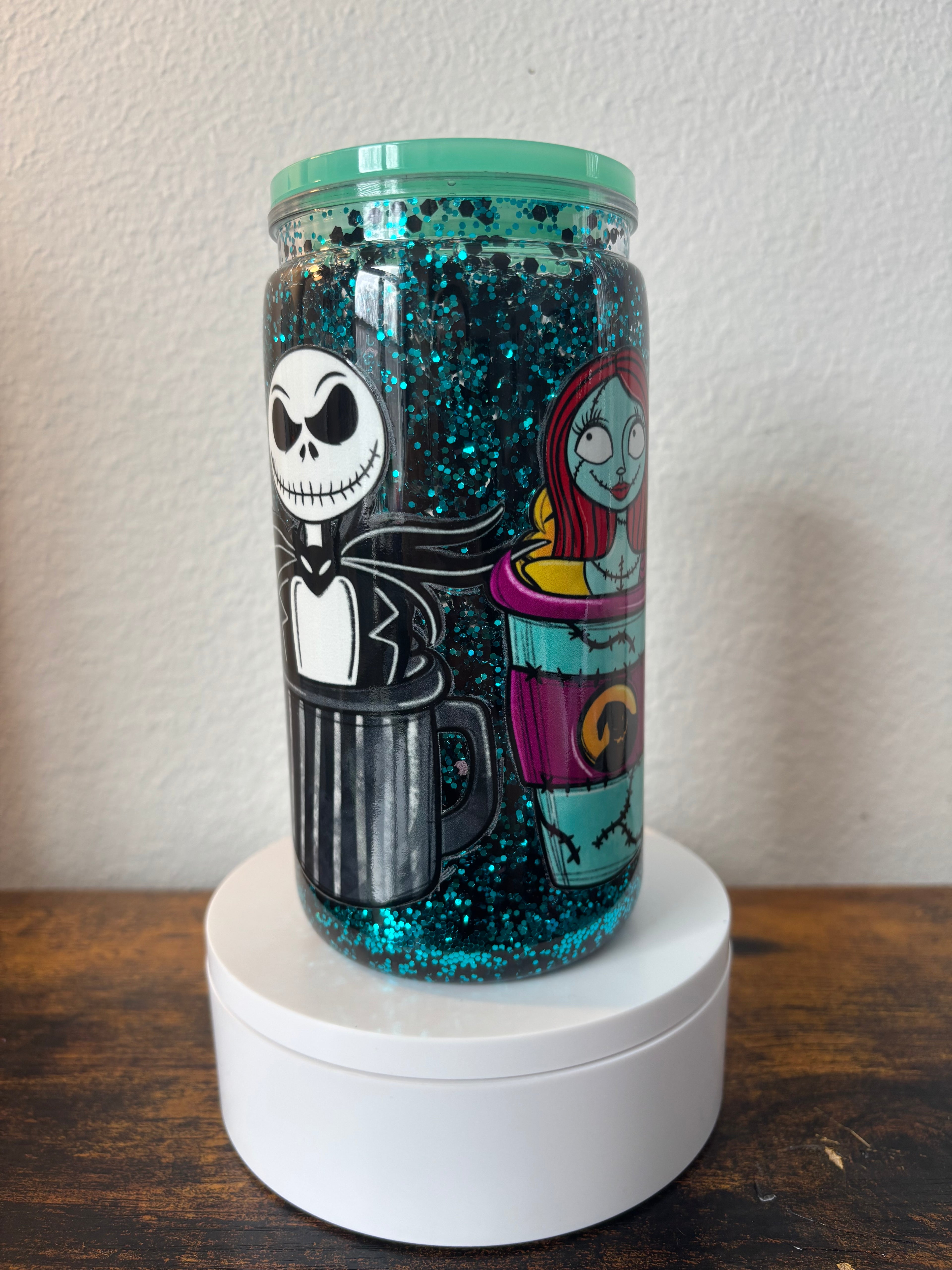 16 ounce jack and Sally