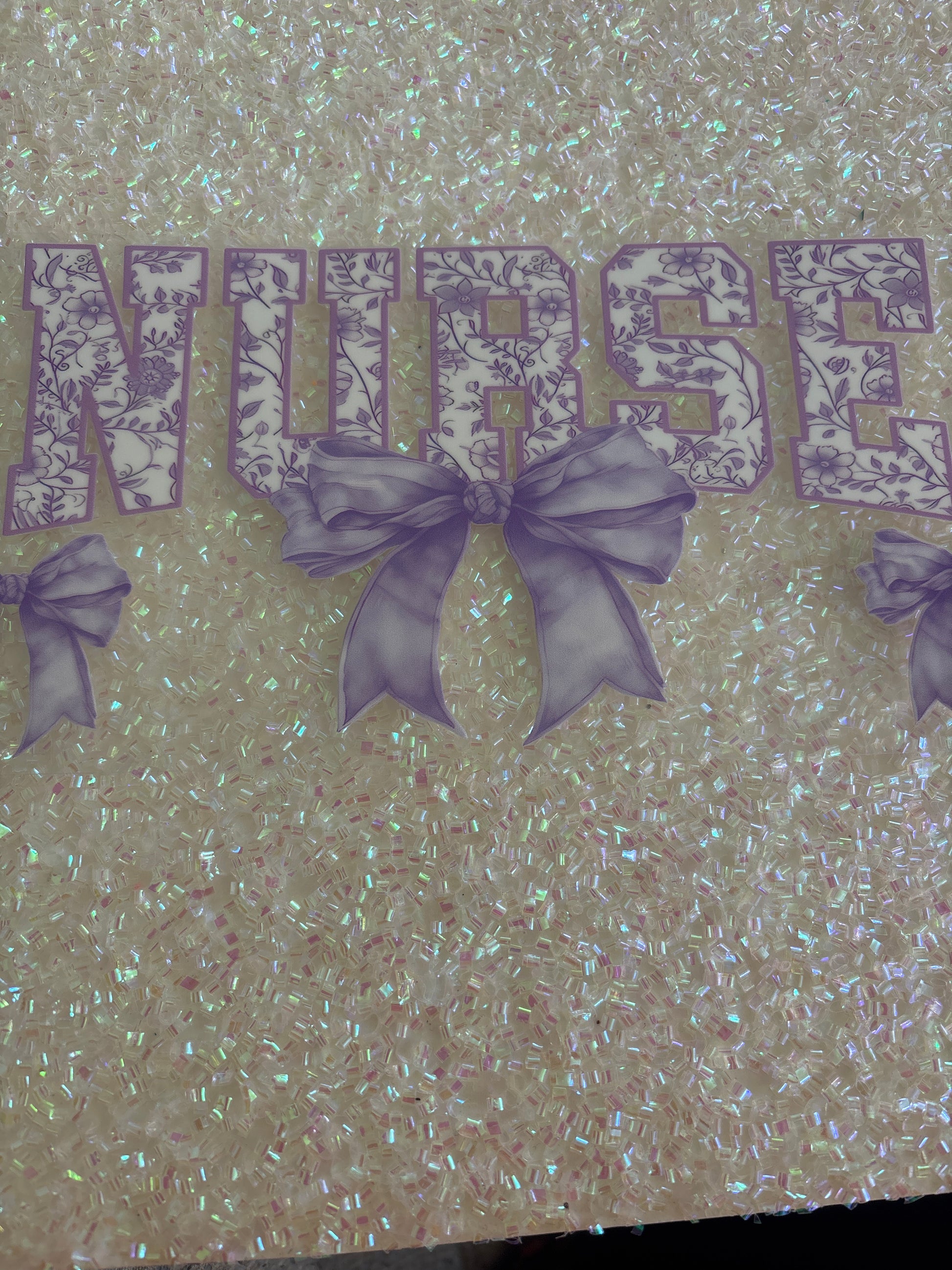 Nurse purple with bows