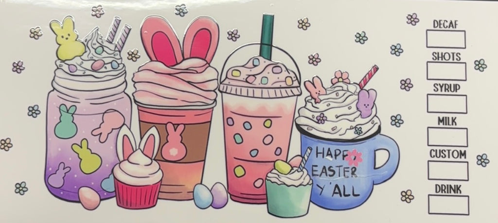 Easter Collection Uv Dtf Wraps