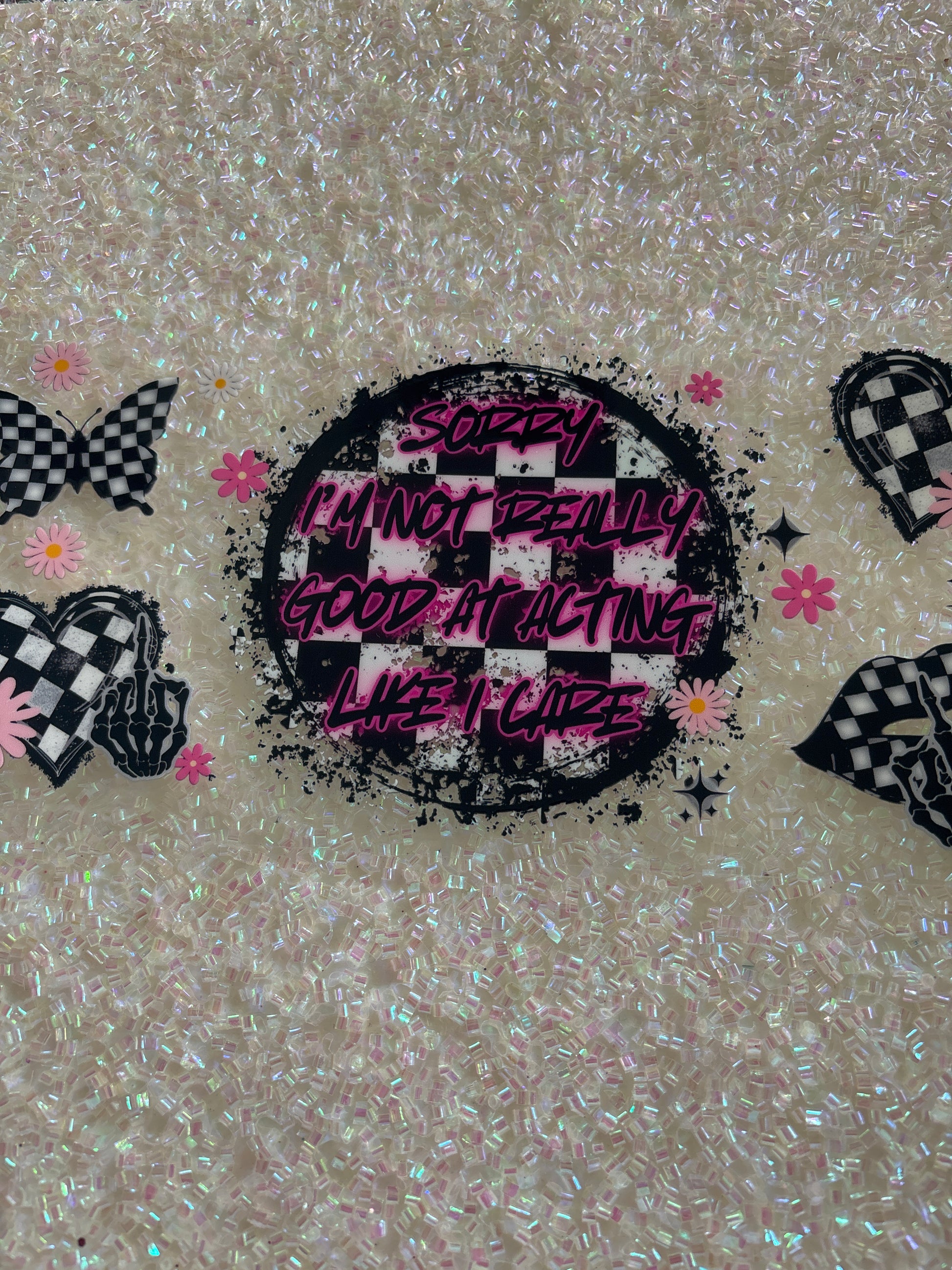 Sorry, I’m not really good at acting like I care