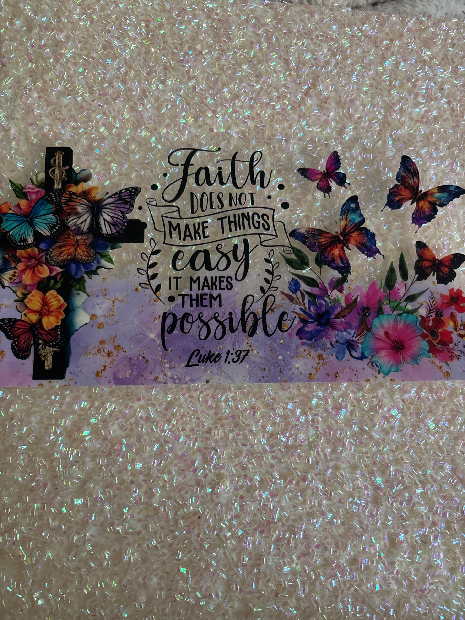 Faith does not make things easy. It makes them possible.