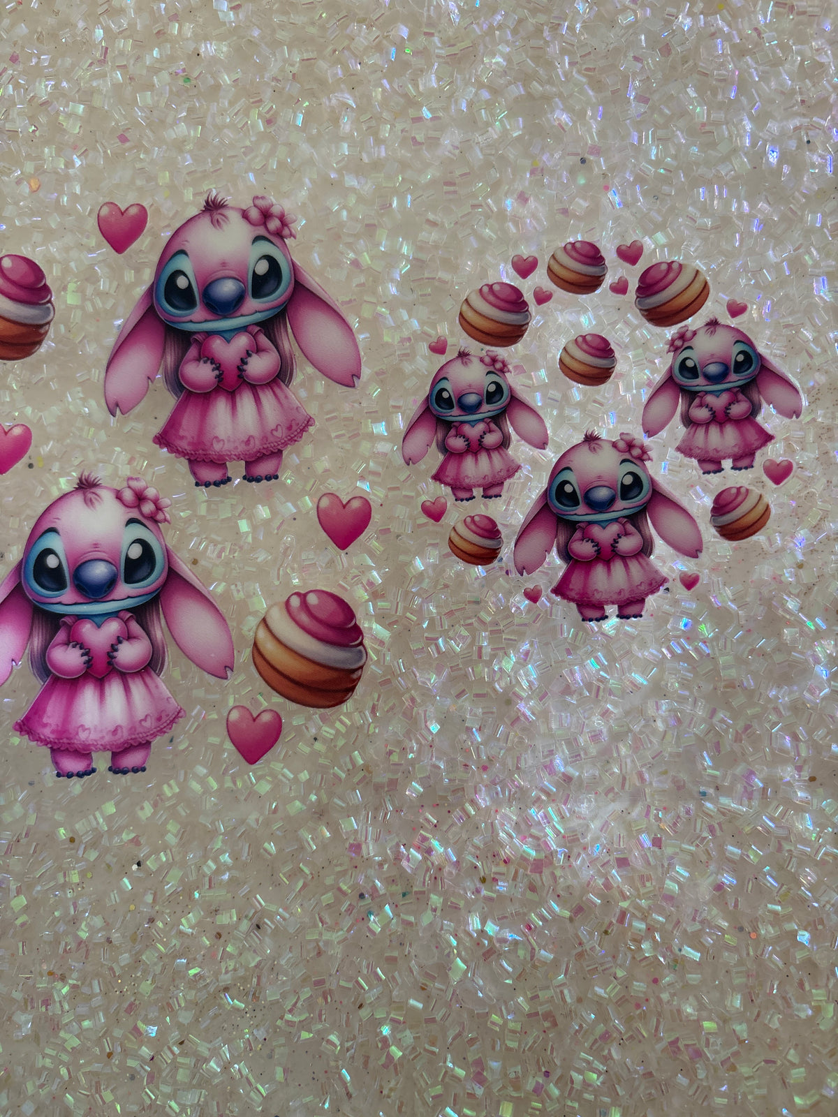 Angel with lid decal