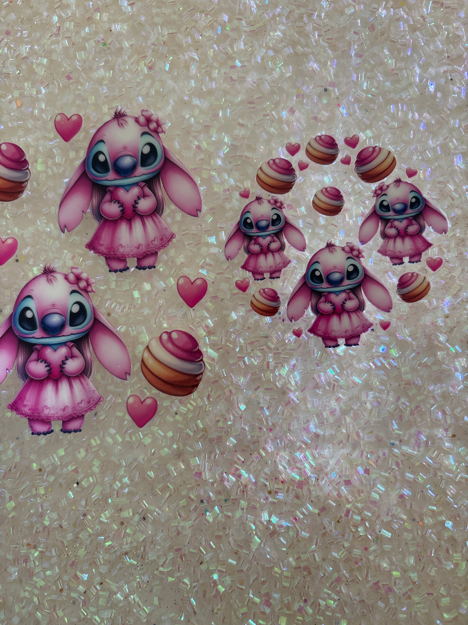 Angel with lid decal