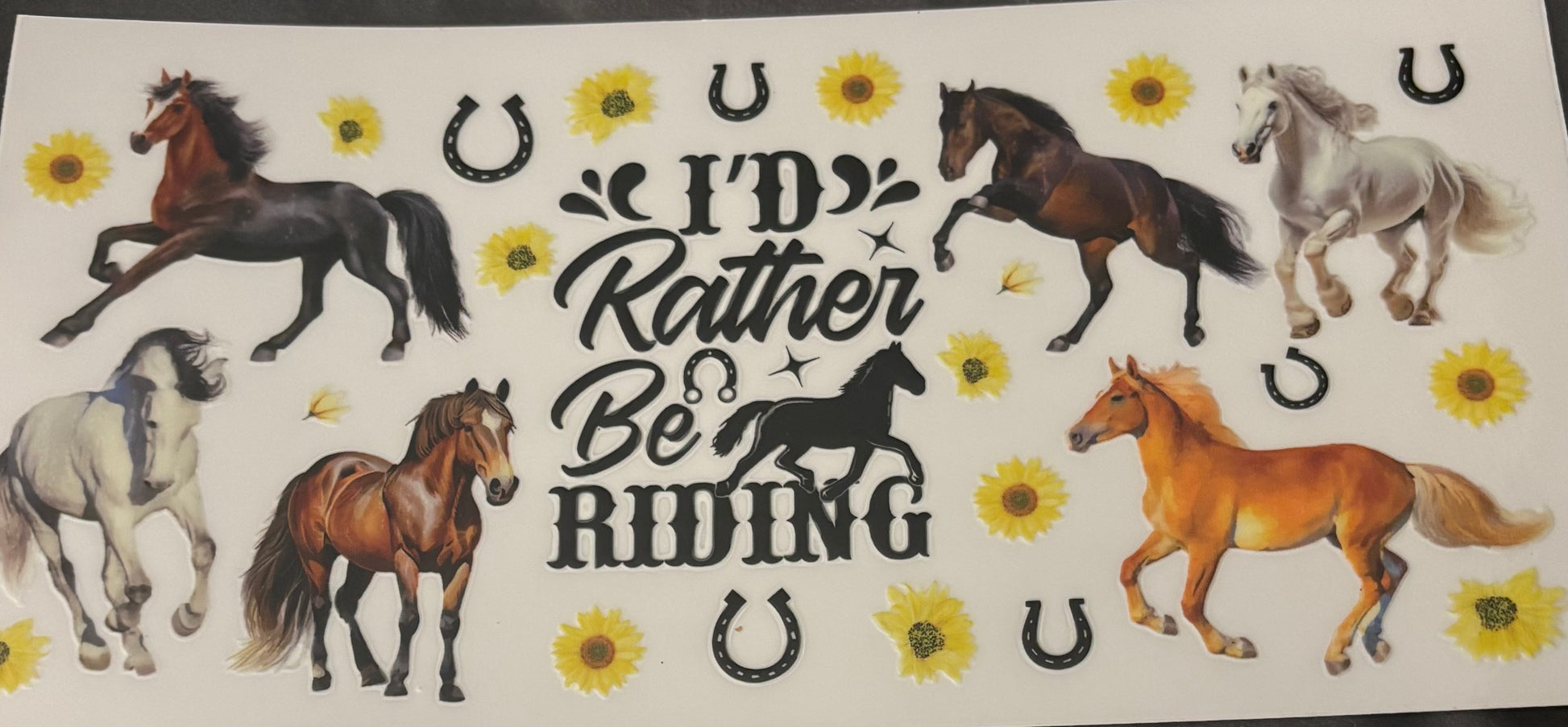 I’d rather be riding yellow flowers
