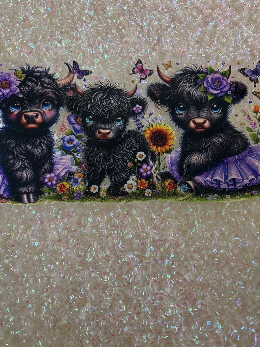 Black Baby highland cows