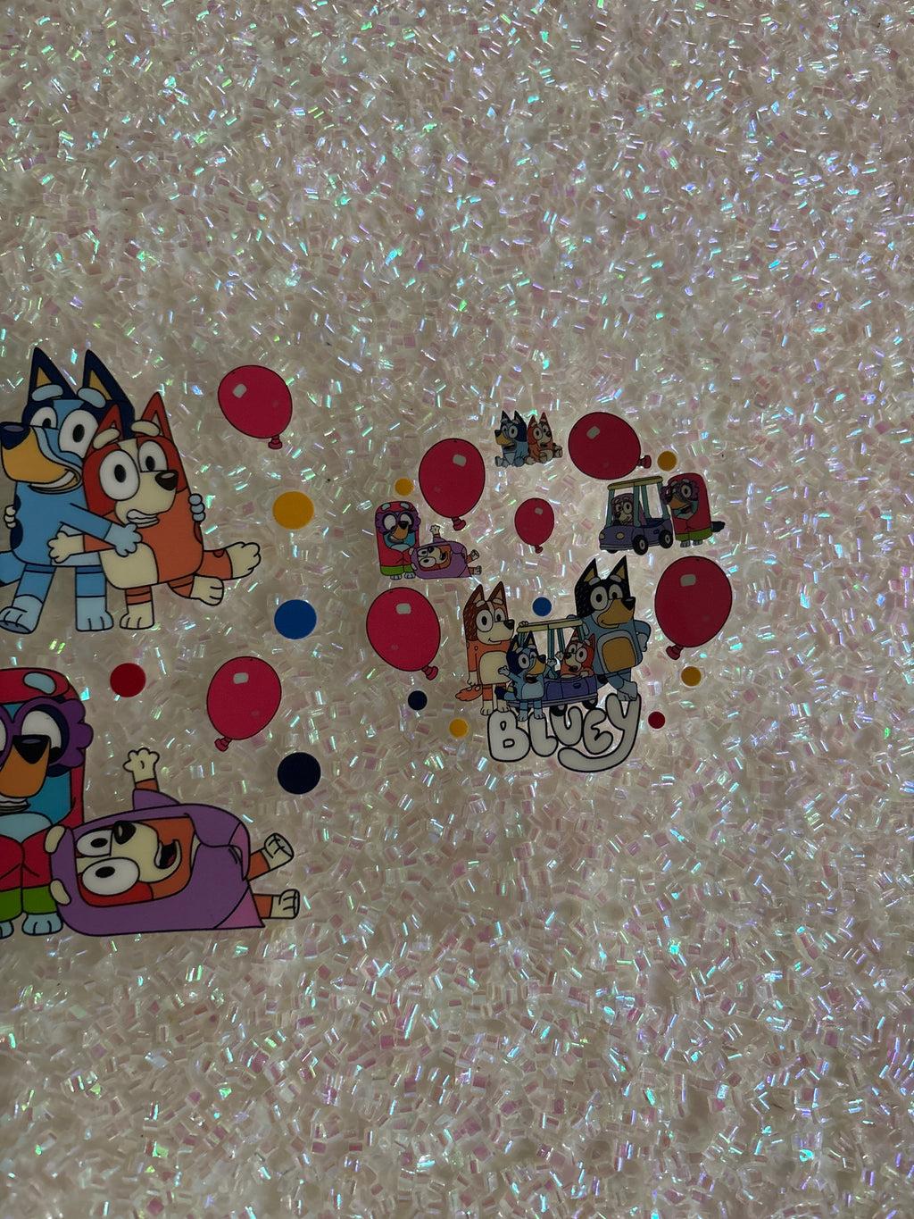 Bluey with lid decal