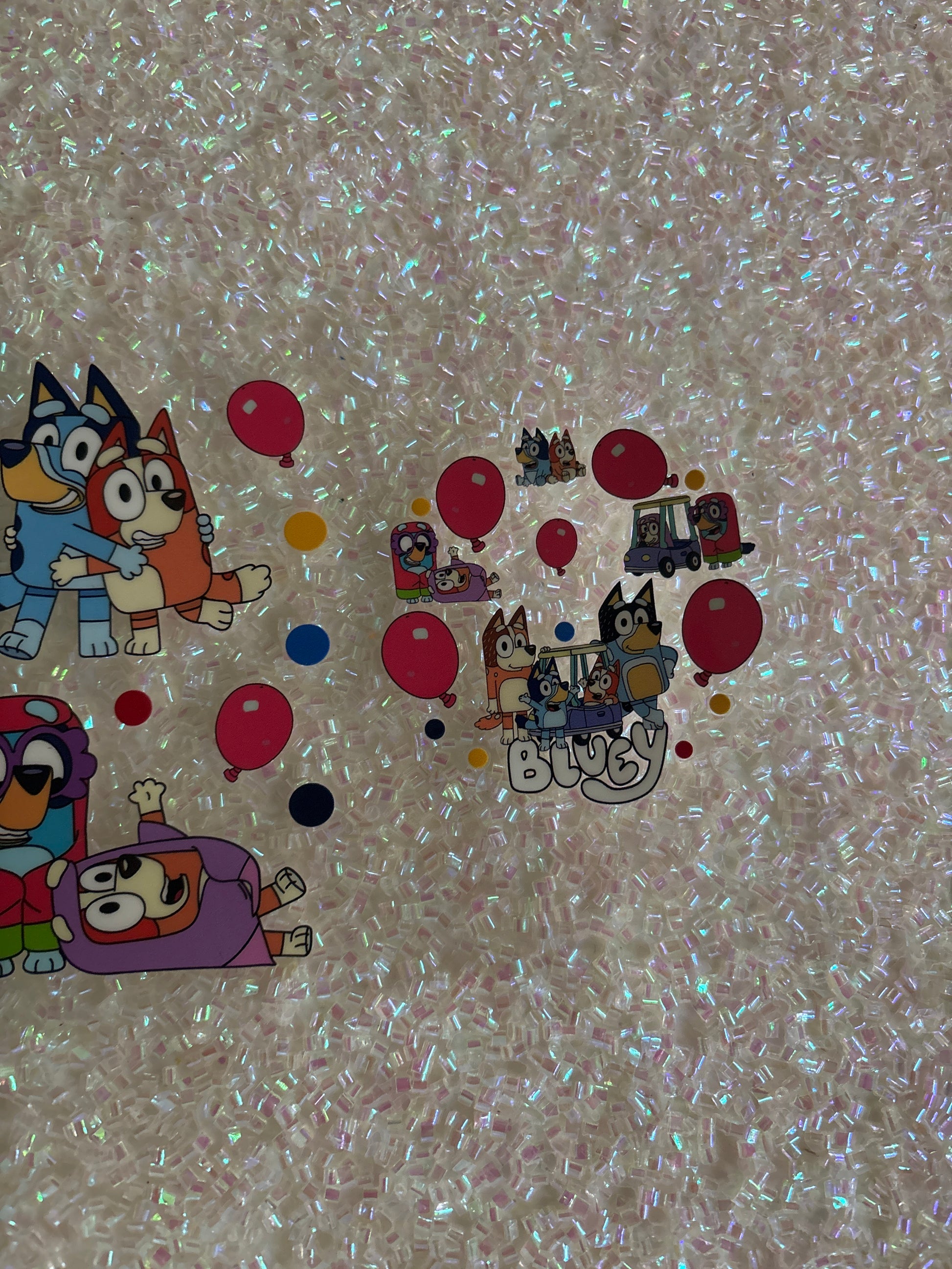 Bluey with lid decal