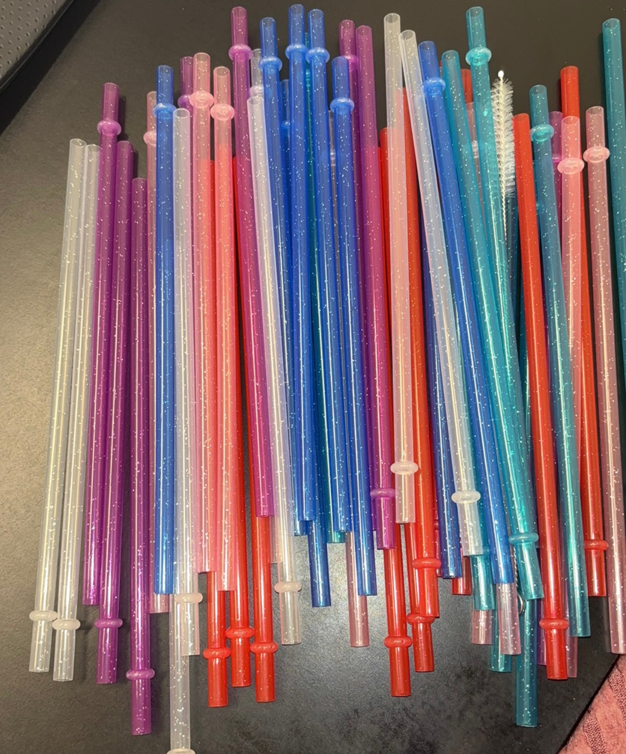 Coloured straw