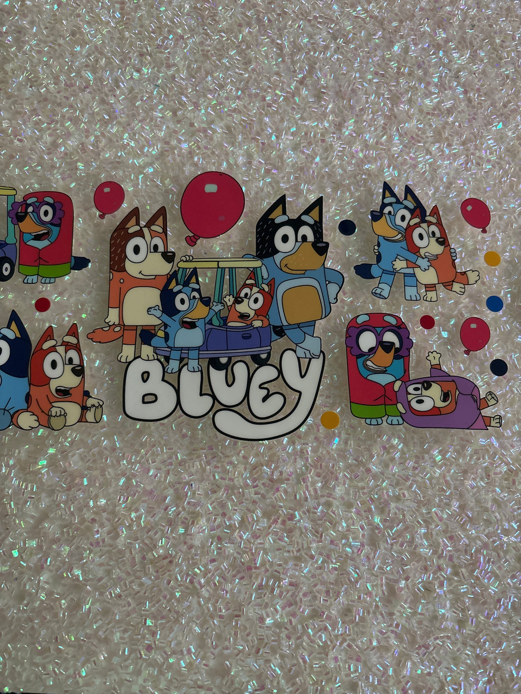 Bluey with lid decal