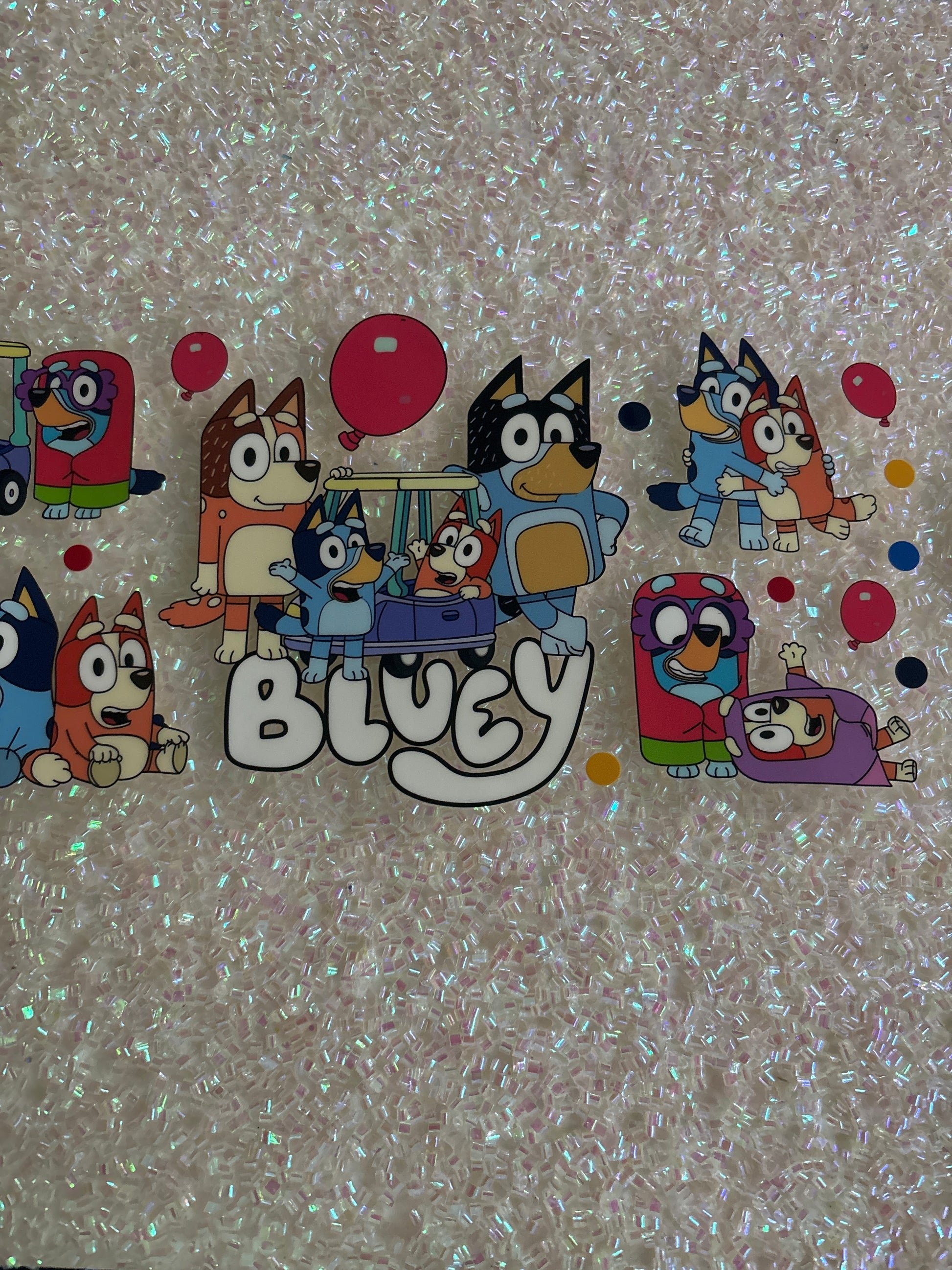 Bluey with lid decal