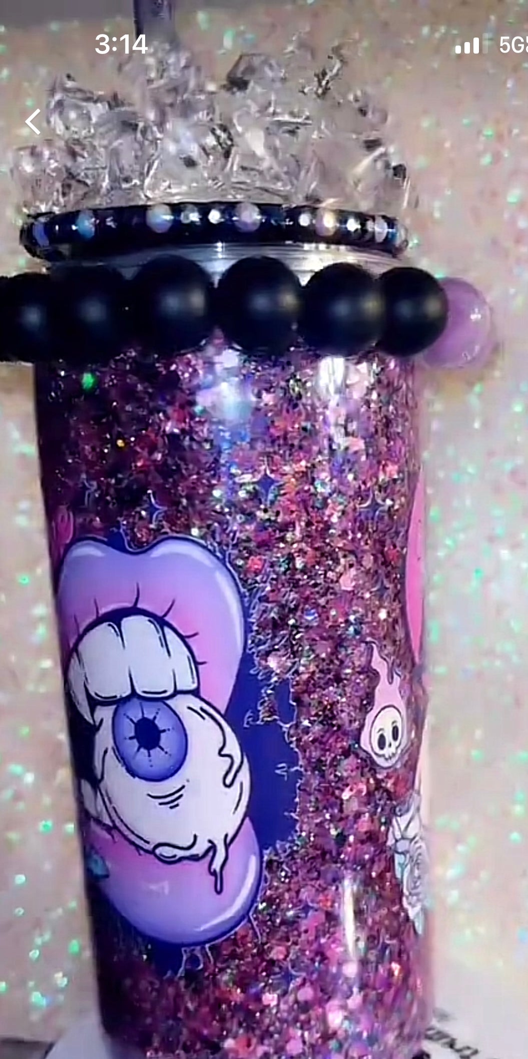 Silicone beaded jewelry for your cup