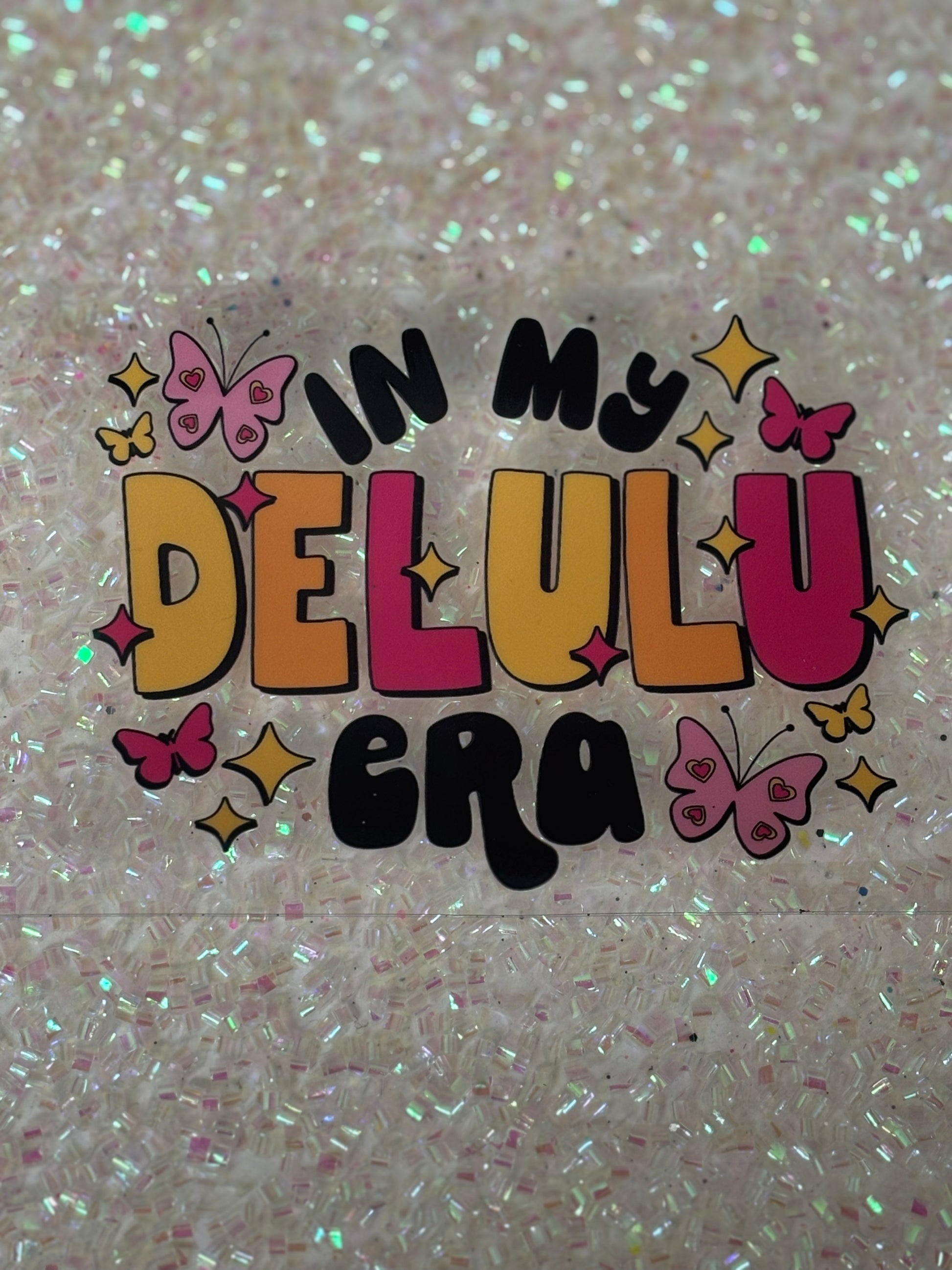 In my Delulu Era 4 inch decal