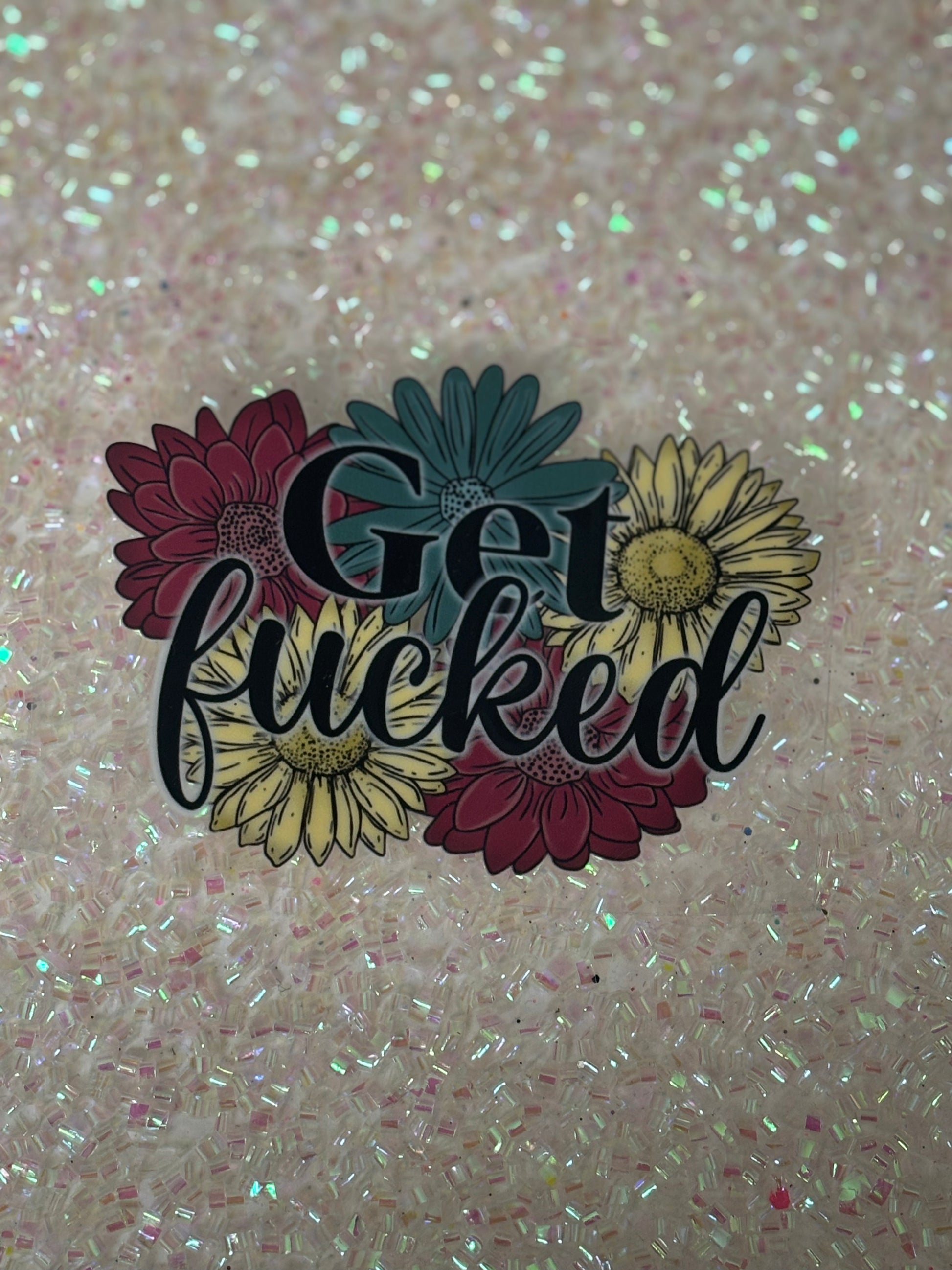 Get Fucked 4 inch decal