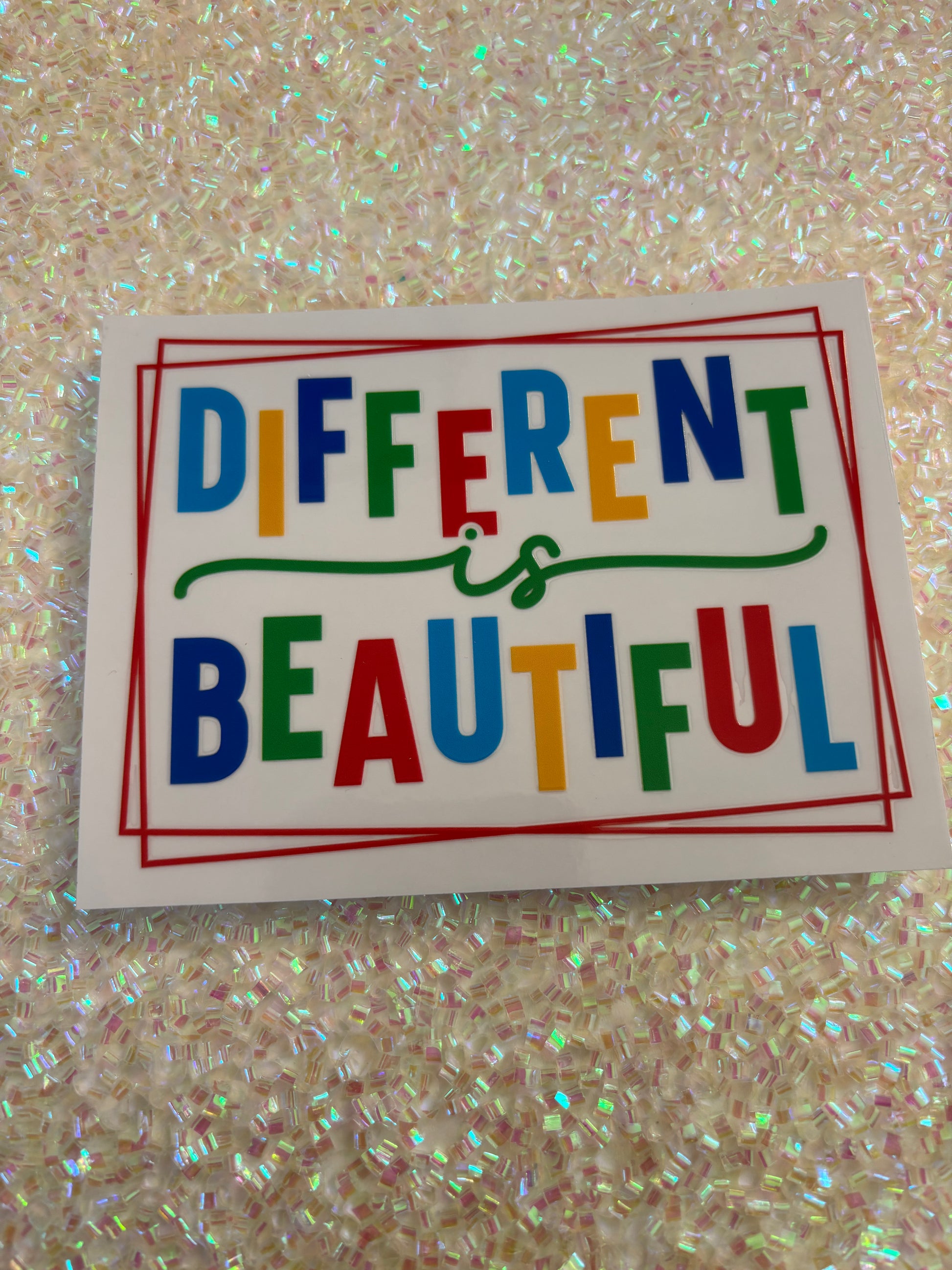 Different is beautiful autism