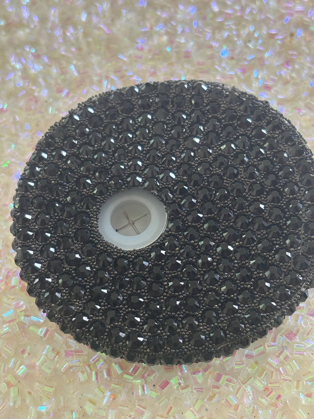 BLACK SUGAR BEDAZZLED LID 🖤
