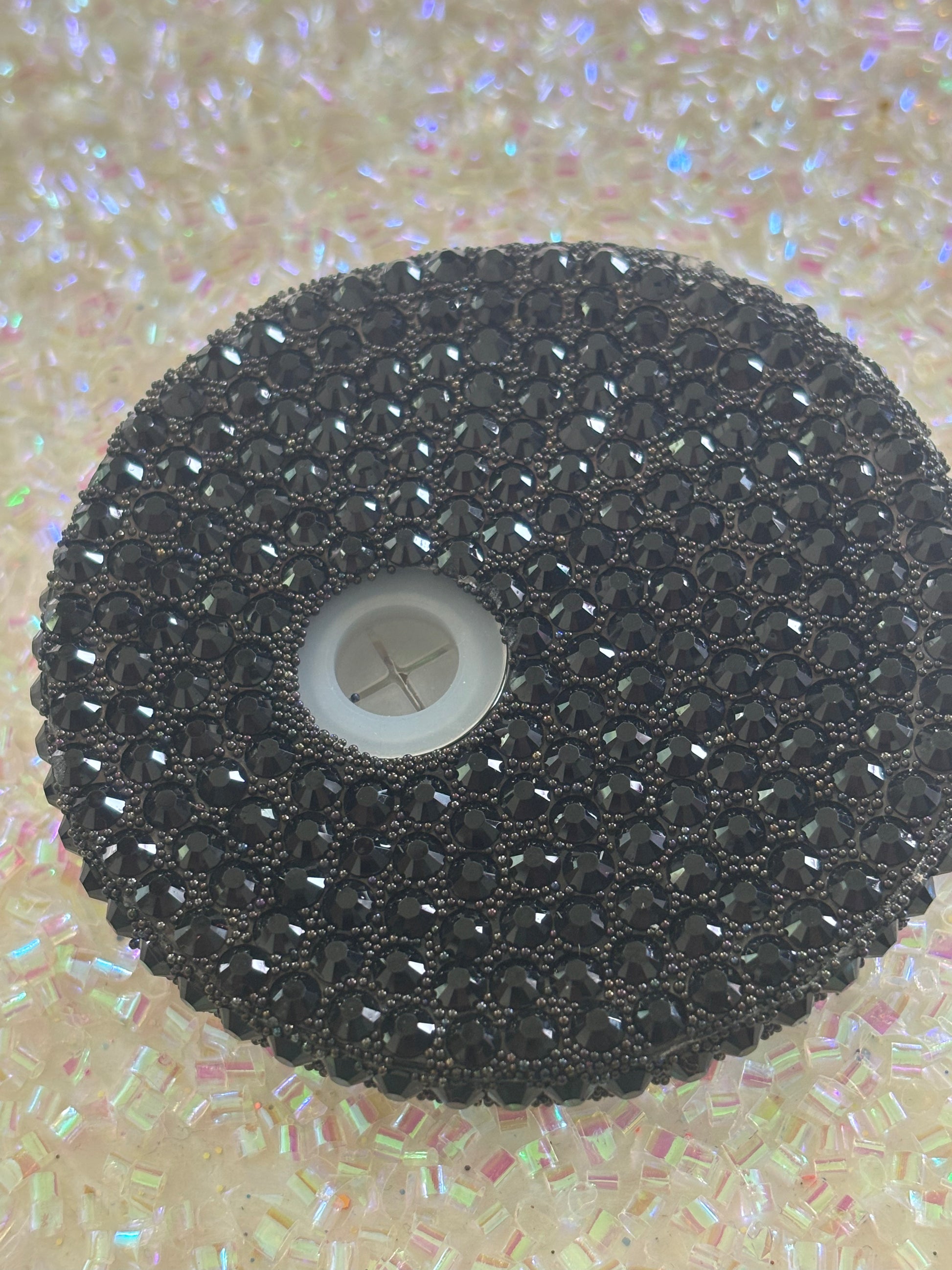 BLACK SUGAR BEDAZZLED LID 🖤