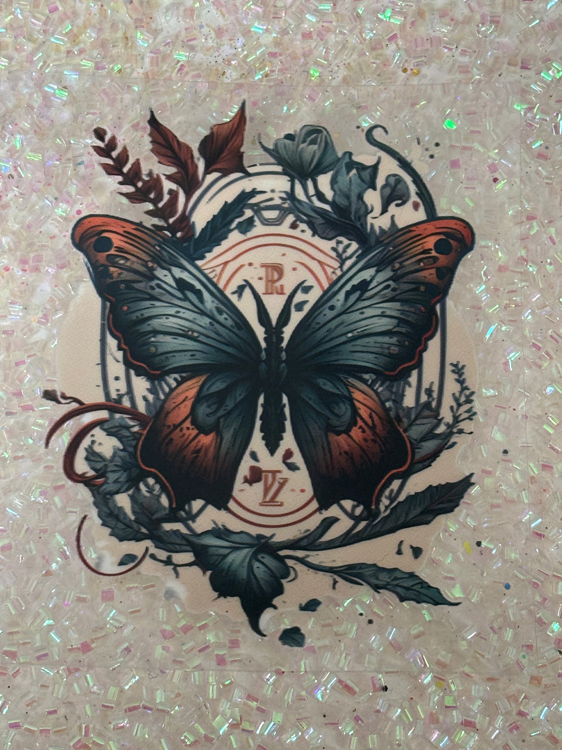 Butterfly 4 inch decal