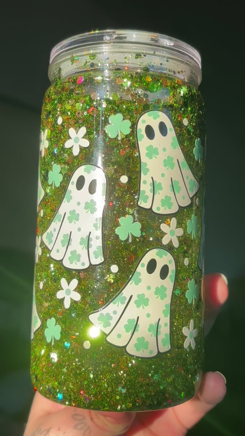 16oz shamrock ghost☘️